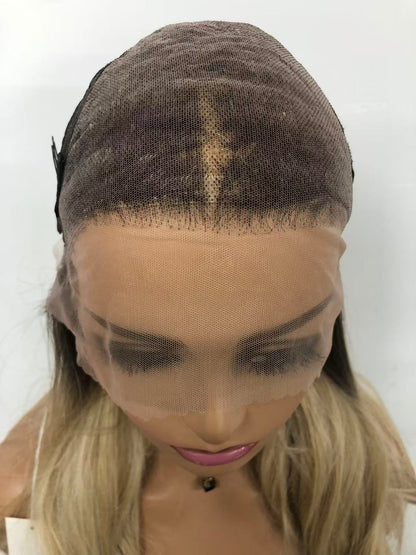 Lace Front Curly Synthetic Wigs for Women - Weft Back Long Wavy Styles