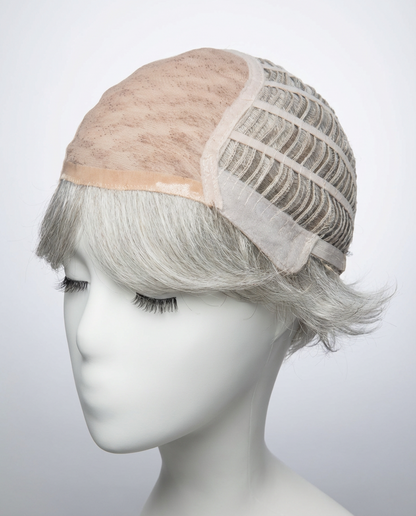 Monofilament Top Weft Back Short Straight Synthetic Wigs for Women - Natural Look and Comfort