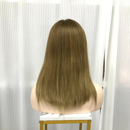 3"×5"LACE TOP RAW HUMAN HAIR 18'' HIGH DOUBLE DRAWN KOSHER WOMEN WIG