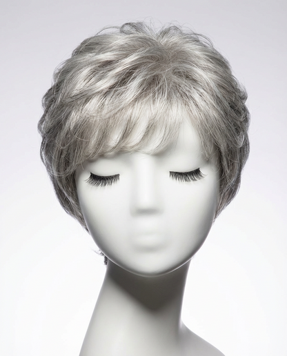 Monofilament Top Weft Back Short Straight Synthetic Wigs for Women - Natural Look and Comfort