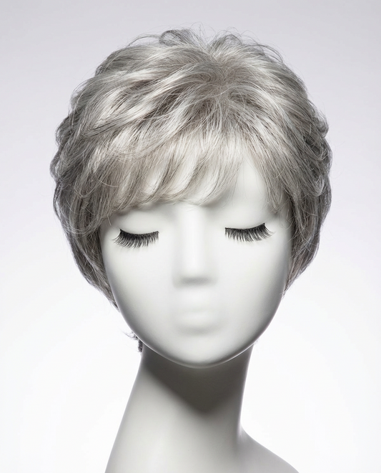 Monofilament Top Weft Back Short Straight Synthetic Wigs for Women - Natural Look and Comfort