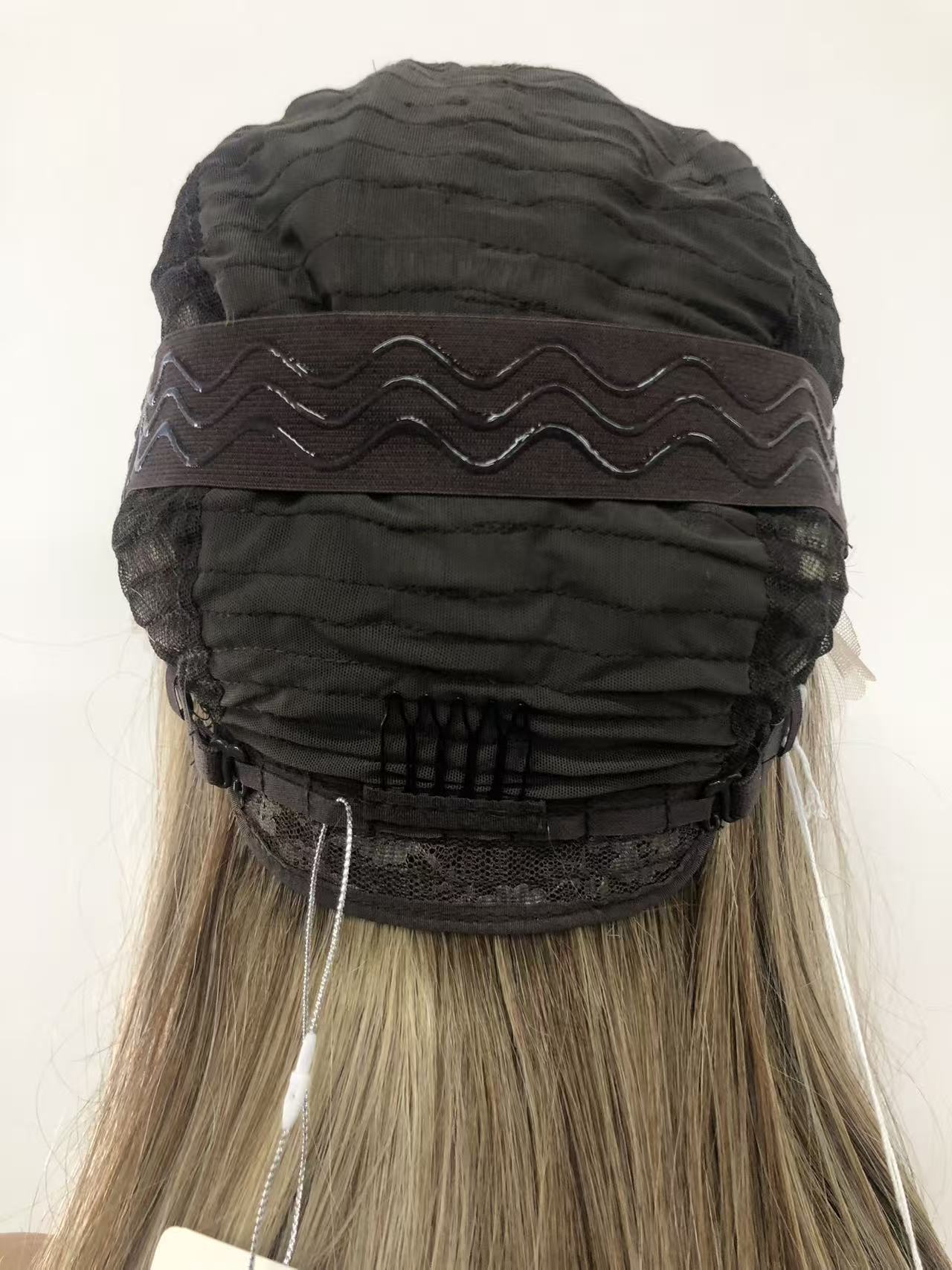 Lace Front Synthetic Wigs: Long Straight Weft Back Wigs for Women