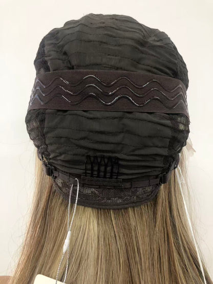 Lace Front Synthetic Wigs: Long Straight Weft Back Wigs for Women