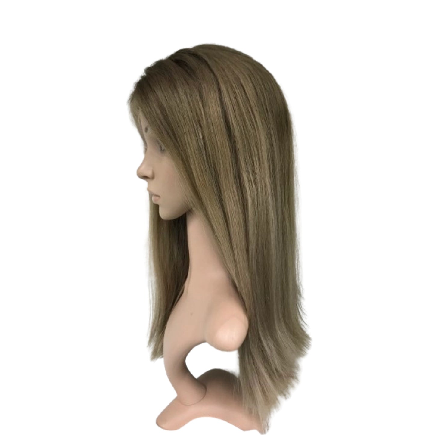 3"×5" SWISS LACE FRPNT WITH LACE TOP RAW HAIR TOP GRADE JEWISH WOMEN WIG