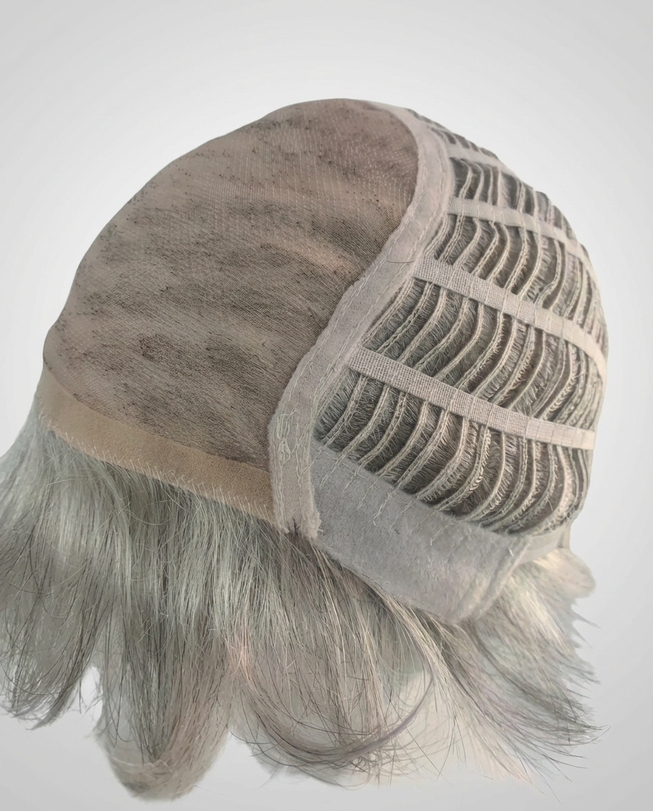 Monofilament Top Weft Back Short Straight Synthetic Wigs for Women - Natural Look and Comfort