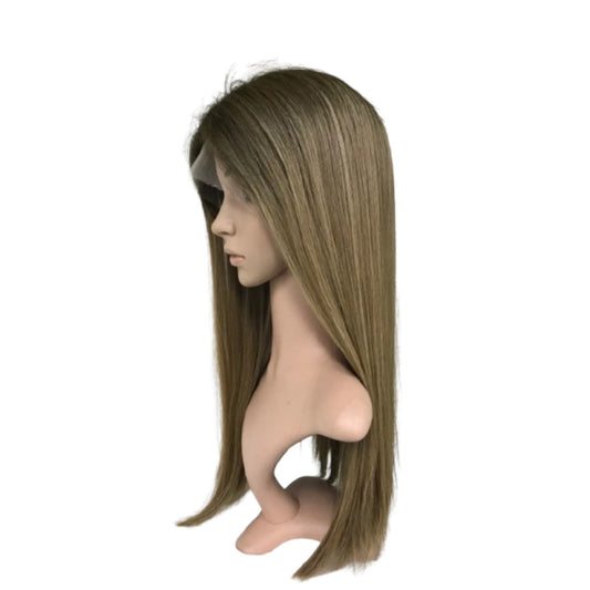 100%REAL HAIR STRAIGHT HD 3“*5” LACE TOP JEWISH FEMALE WIGS