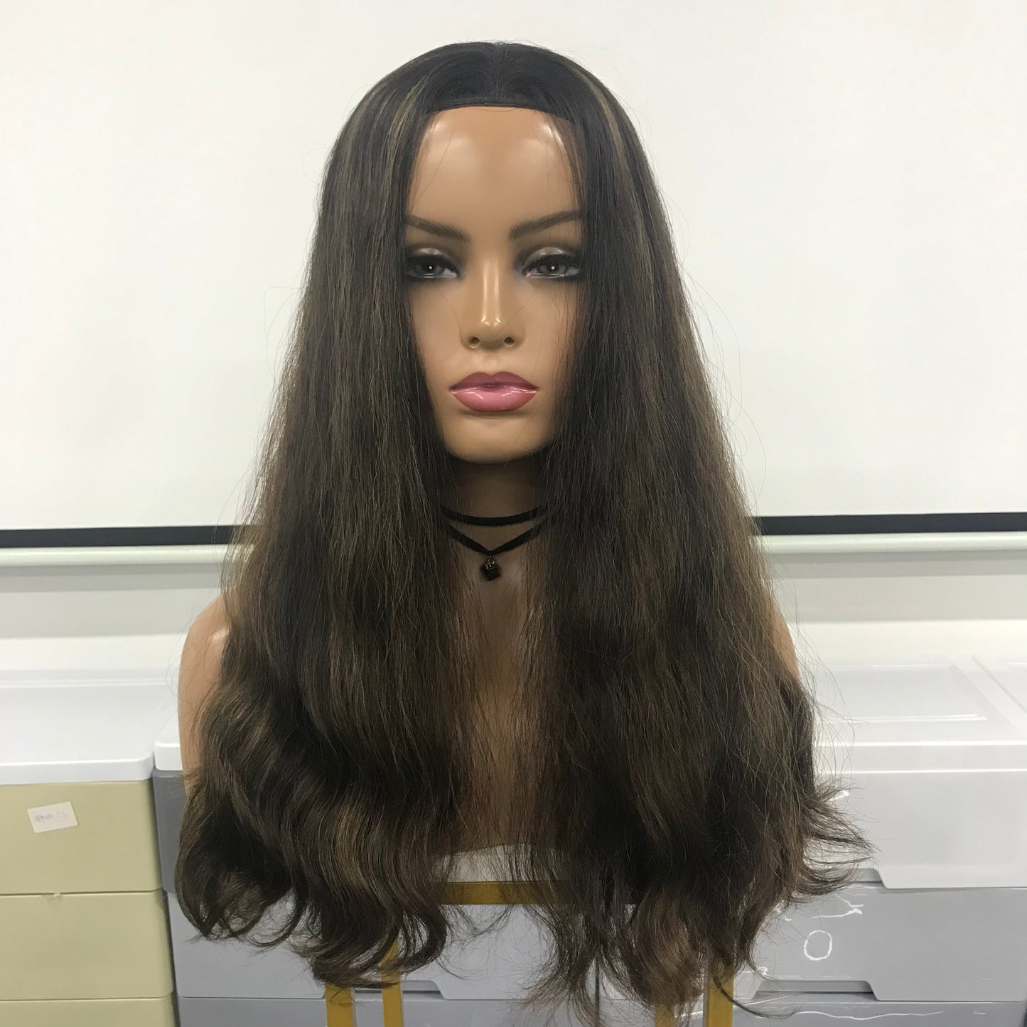 RAW HAIR TOP GRADE WOMEN KOSHER MACHINE MADE BAND FALL 24'' WIG