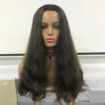 RAW HAIR TOP GRADE WOMEN KOSHER MACHINE MADE BAND FALL 24'' WIG