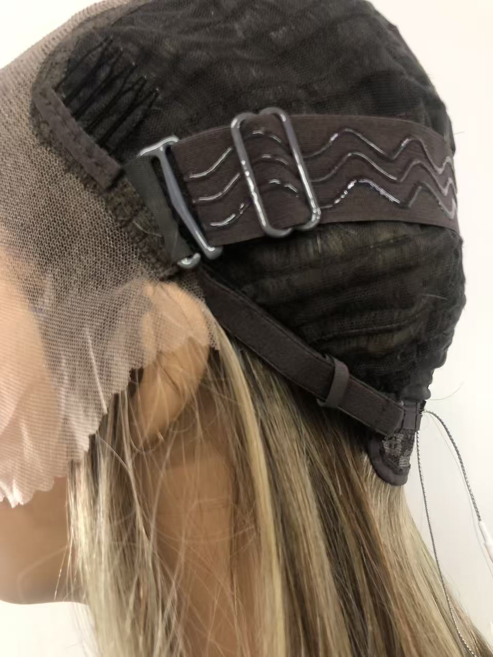 Lace Front Synthetic Wigs: Long Straight Weft Back Wigs for Women