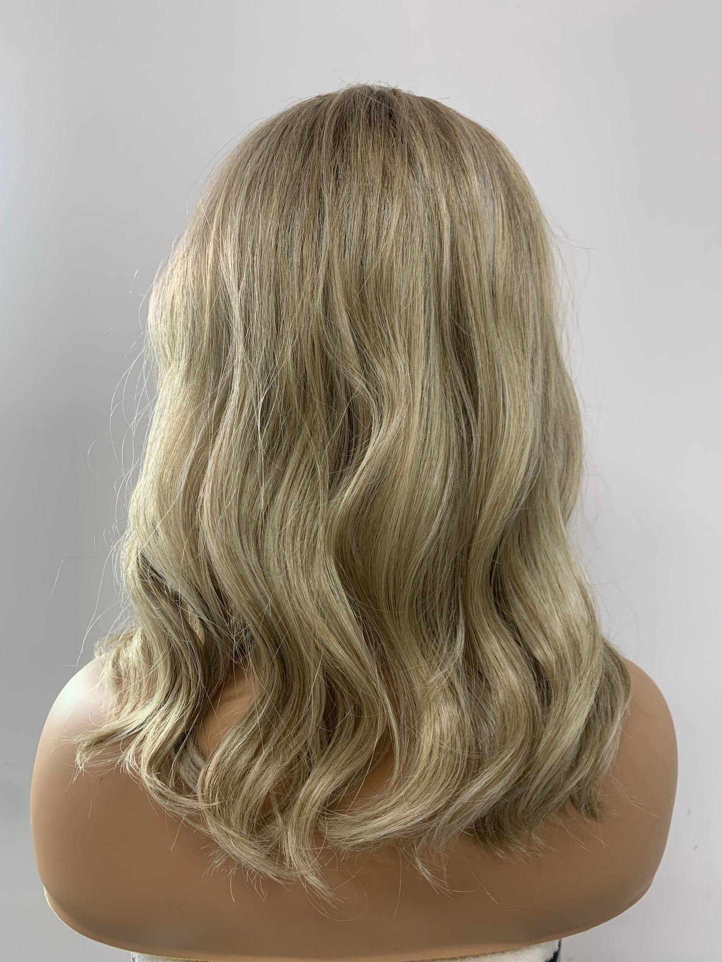 SKIRUEDAWIGS Mid Length Curly Wavy Wig | Mono Top Breathable Cap | Glueless Heat-Friendly Synthetic