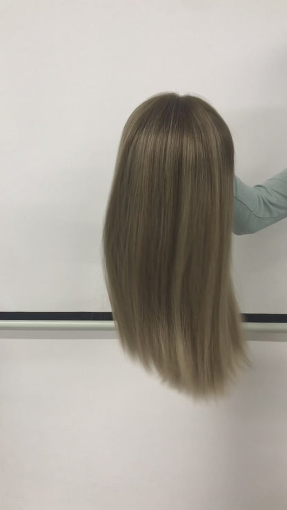 DOUBLE LACE TOP WITH LACE FRONT 20" JEWISH'S WOMEN WIG