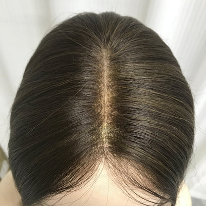 3“*4” LACE TOP BEST LOOKING RAW HUMAN HAIR KOSHER'S WIG