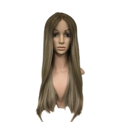 3“*5”HD LACE TOP WITH LACE FRONT 100% NATURAL HAIR KOSHER WOMEN'S WIG